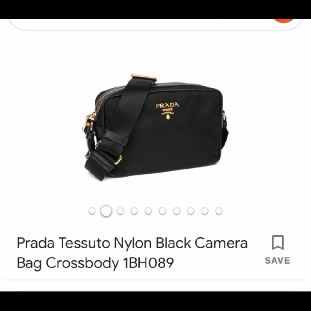 Prada nylon camera bag